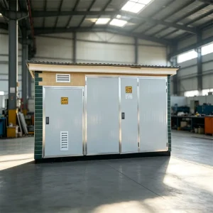 All One Prefabricated Box Type Power Substation Outdoor Electrical Transformation House Industrial Park Projects IP44 Rated