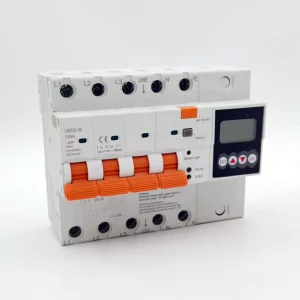 Anti Electric Shock Earth Leakage RCBO Circuit Breaker with Din Rail Mount Plastic Material AC230V 6000A Breaking Capacity