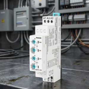 Aoasis AERV-09 AC on Delay Off Delay Dual Function Time Relay for Water Pump Control Fan Start Stop Control Timer Switch