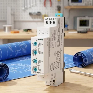 Aoasis AERV-09 AC160V-260V Dual Delay Time Relay Electronic Adjustable (1S-100hours)