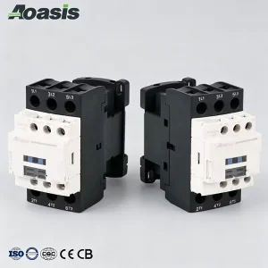 Aoasis CJX2N D25 Magnetic AC Contactor LC1 D25 50 60Hz Din Rail 3 Phase 220V 230V 380V 400V Coil IEC 60947 4 1 Standard