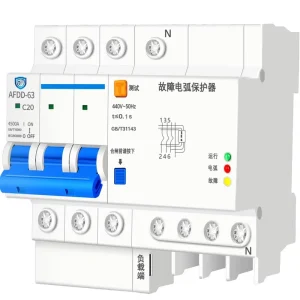 Arc Fault Circuit Breaker 3P+N with Digital Trip Unit 380V 4.5kA Breaking Capacity