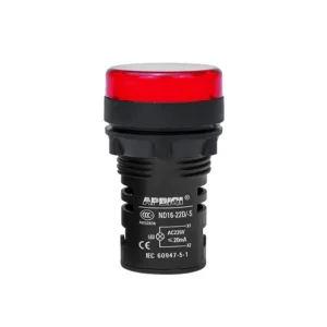 Ashan AD16 22W/D Plastic LED Dual-Color Red/Green Plug-In Indicator Light General-Purpose AC/DC 12V-380V 22mm Isolation Switch