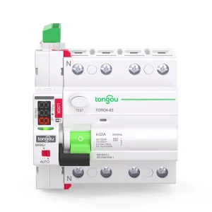 Auto Earth Leakage Circuit Breaker 30mA 100mA 40A Industrial Household Low Voltage Automatic Reset System Copper