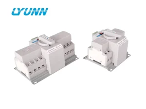 Auto Manual Switching Circuit Breakers 2P 3P 4P 63A Dual Power Automatic Transfer Switch AC230V 50 60Hz MCB