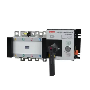 Automatic Changeover Switch 3P 4P Automatic Transfer Switch 250 Amps Auto Transfer Switch