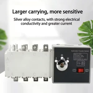 Automatic Dual Power Transfer Switch for Home and Industrial Use