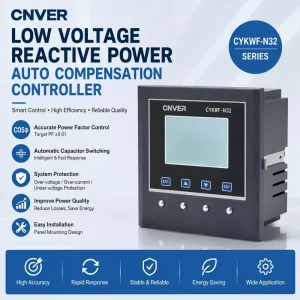 Automatic Power Factor Controller Low Voltage Reactive Power Compensation Controller
