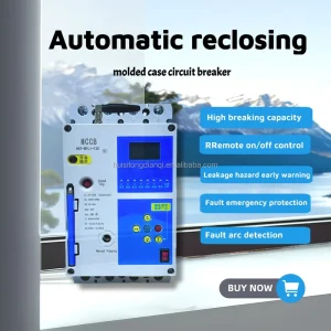Automatic Reclosing Molded Case MCB Copper 3P+N/4P Voltage Overvoltage Protection 35kA High Breaking