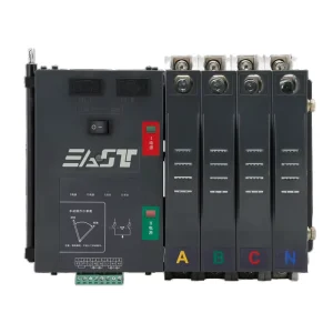 Automatic Three-Phase Dual Power Supply Transfer Switch ATS 4-Pole PC Type Industrial Use ETS1 125A