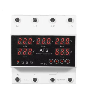 Automatic Transfer Switch ATS 3 Phase 5 Display Selector Uninterruptible Power Supply Overvoltage and Current Limiter