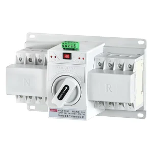 Automatic Transfer Switch ATS 4P Dual Source Power Changeover Main Backup Supply
