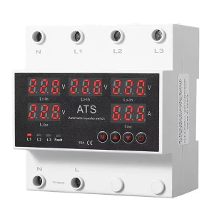 Automatic Transfer Switch (ATS) Phase Selector Uninterruptible Power Supply Overvoltage Current Limiter Three-way 5-display