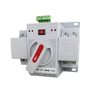 Automatic Transfer Switch Dual Power ATS 2P 3P 4P 63A 100A 125A AC 220V 380V Manual Auto Changeover Switch