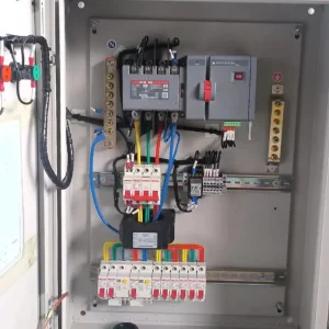 Automatic Transfer Switch Industrial Controls 160A 3 Phase Data Center MCCB Metal Distribution Box