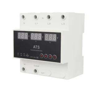 Automatic Transfer Switch Three-way Conversion Power Supply 3 Display ATS Over/undervoltage and Overcurrent Protector