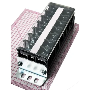 Automotive Industrial High Current Brass Bolt Connection Terminal Block 600V40A Rail 11-20 Termination