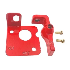 Automotive Power Switch Lock Assembly Kit Battery Disconnect Universal Handle Locking Block