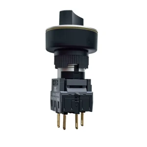 B16 411 16 Aperture Two Position Self Locking Selector Switch 4 Pin Mushroom Head Made in China
