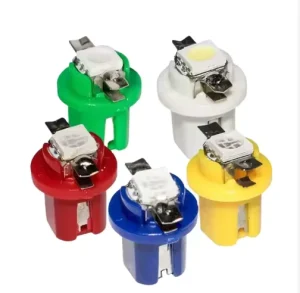 B8.5D T5 LED 5050 1SMD Car LED Gauge Dash Bulb Instrument Light Bulb Dashboard Light Center Console Indicator Light