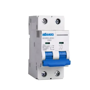 BASA Miniature Circuit Breakers AC DC 1P-4P 6A-63A 6kA Breaking Capacity 400V Rated Voltage Copper Plastic