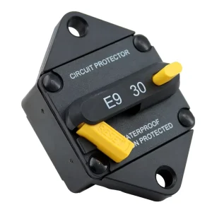 BEISUOS E9 DC High Voltage Thermal Manual Reset Circuit Breaker 3kA 2Poles Automotive Household