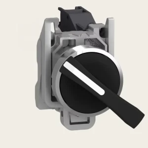 BJ33 Selector Switch Metal Black 22mm Long Handle