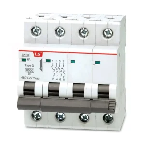 BK63H MCB Miniature Circuit Breaker 3P 4P 6A D Curve Short Circuit Overload Protection UL CE CB