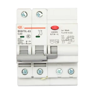 BKB75L-63 IEC CCC AC 230/400V Miniature Circuit Breaker Residual Current Protection 1A 25A 63A