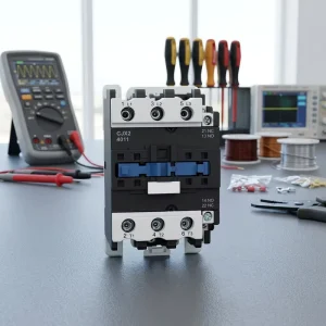 BKC1-80 AC Coil Contactor 3P 690V 80A 50/60Hz Industrial Automation & AC Motor Use (NO/NC Contacts)