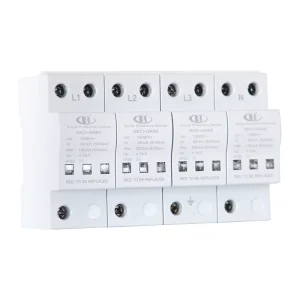 BKD-GA100 Heavy-Duty Surge Protective Device (SPD) Class I Lightning Protection Solar PV Systems 1P-4P Remote Alarm 200kA 4.0kV