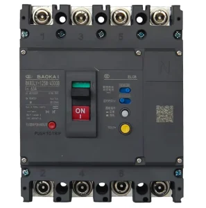 BKM3L-250 AC400V Molded Case Circuit Breaker Residual Current Protection 100A-250A Industrial 3P/4P