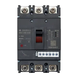 BKM3Z 100 AC 400V Smart Molded Case Circuit Breaker 100A 3P 4P M H Fixed Draw out Type 100kA Thermal Magnetic Trip Unit MCCB