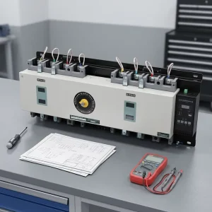 BKQ1-400 CB Automatic Transfer Switch High Breaking 75/100 4P Single Phase 250A-400A Dual Power 4.5ms Transfer Time Factory