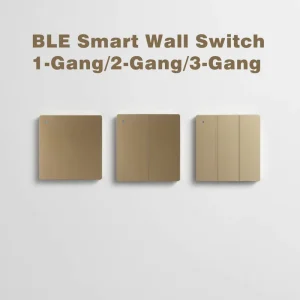 BLE Smart Wall Switch 1 Gang 2 Gang 3 Gang Battery Powered Wireless Switch Series