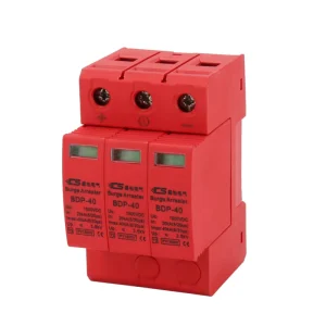 BPD-40 Surge Arrester SPD Protective Protector Devices T2 20KA 40KA 1500V 3 Pole 3P DC SPD Surge protection Devices