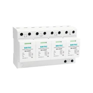 BR 50GR 3P Class I Type 1 Industrial Surge Protective Device Lightning Arrester 50kA