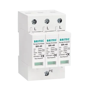 BR275 40 3P 40kA AC Surge Arrester T2 Industrial Lightning Protection Device for Electronic Equipment