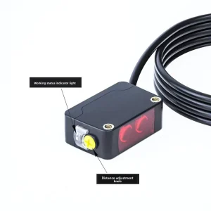 Background Suppression Small Spot Diffuse Reflection Photoelectric Switch Sensor 24V Detection Range 350mm