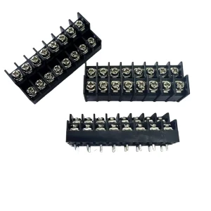 Barrier Terminal Block HR 7620HL HB 8500HL 7.62mm 8.5mm 2P 12P Double Layer High Low Position Staggered Double Row