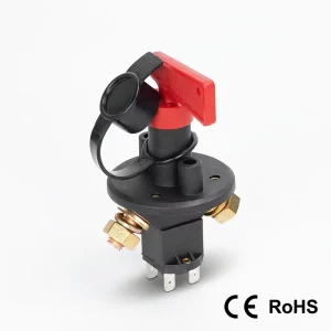Battery Disconnect Switch 12V 24V 200A Battery Isolator Master Cut Off Switch for Car Truck RV Marine Boat ATV UTV