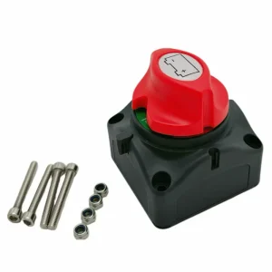 Battery Disconnect Switch 50V DC 275A Marine Boat RV Truck Heavy Duty Main Power Cut Off Isolator Switch