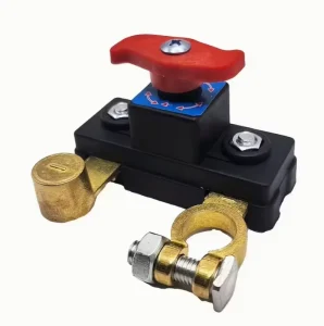 Battery Master Disconnect Switch Body Pure Copper Negative Disconnect Switch 12 24V Power Off Switch for RV Boat