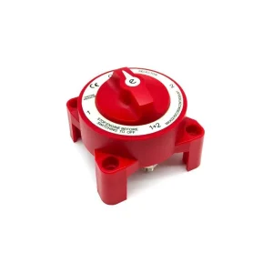 Battery Switch Selector 4 Position Red