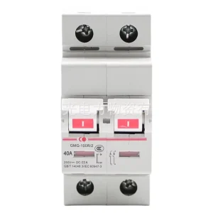 Beijing Peoples Electric GMG 100R 2 16A32A40A Miniature DC Circuit Breaker Miniature Disconnector DC250V 220V
