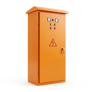 Bespoke 400V High-Visibility Orange Control Cabinet 200A IP54 Power Distribution Box for Industrial Automation Infrastructure