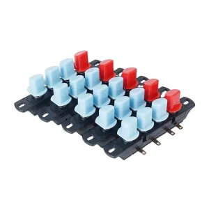 Black 4Position Rotary Switch Type Selector Switch