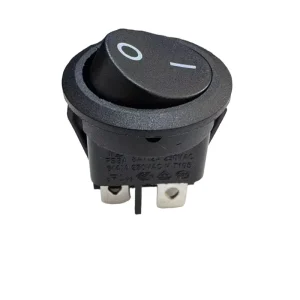 Black Rocker Switch 4 Pins DPST 10A 125V Boat LED Illuminated On off Control Micro Push Button Switch IP53 Rated Quick Connect