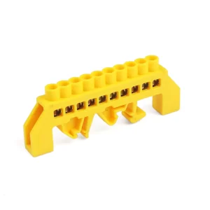 Blue Copper Industrial Terminal Block Bridge Screw Fixing Contact 100-450 V Plug-in Screw Connection 1 Pole 100