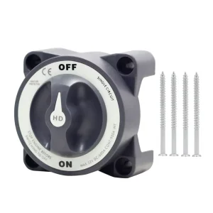Blue Sea Systems HD-Series 11003 Heavy Duty Dual Battery Switch 3 Position Selector Switch Disconnectors Blue Color